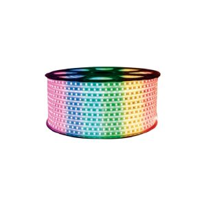 MANGUEIRA CHATA/ FITA LED 5050 60LEDS RGB 100M 4 PINOS 220V IP65 S/ CABO APOLLO