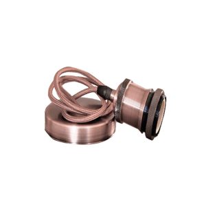 PENDENTE ALUMINIO E27 1M OURO ROSE TOP LIGHT