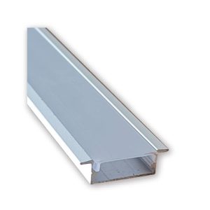 PERFIL P/ FITA LED EMB. SLIM (3010) 2 METROS CZ