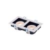 SPOT MIX RECUADO MOVEL PVC 12W 6500K L2