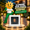 SPOT RECUADO P/ MR16 BRANCO C/ PRETO APOLLO